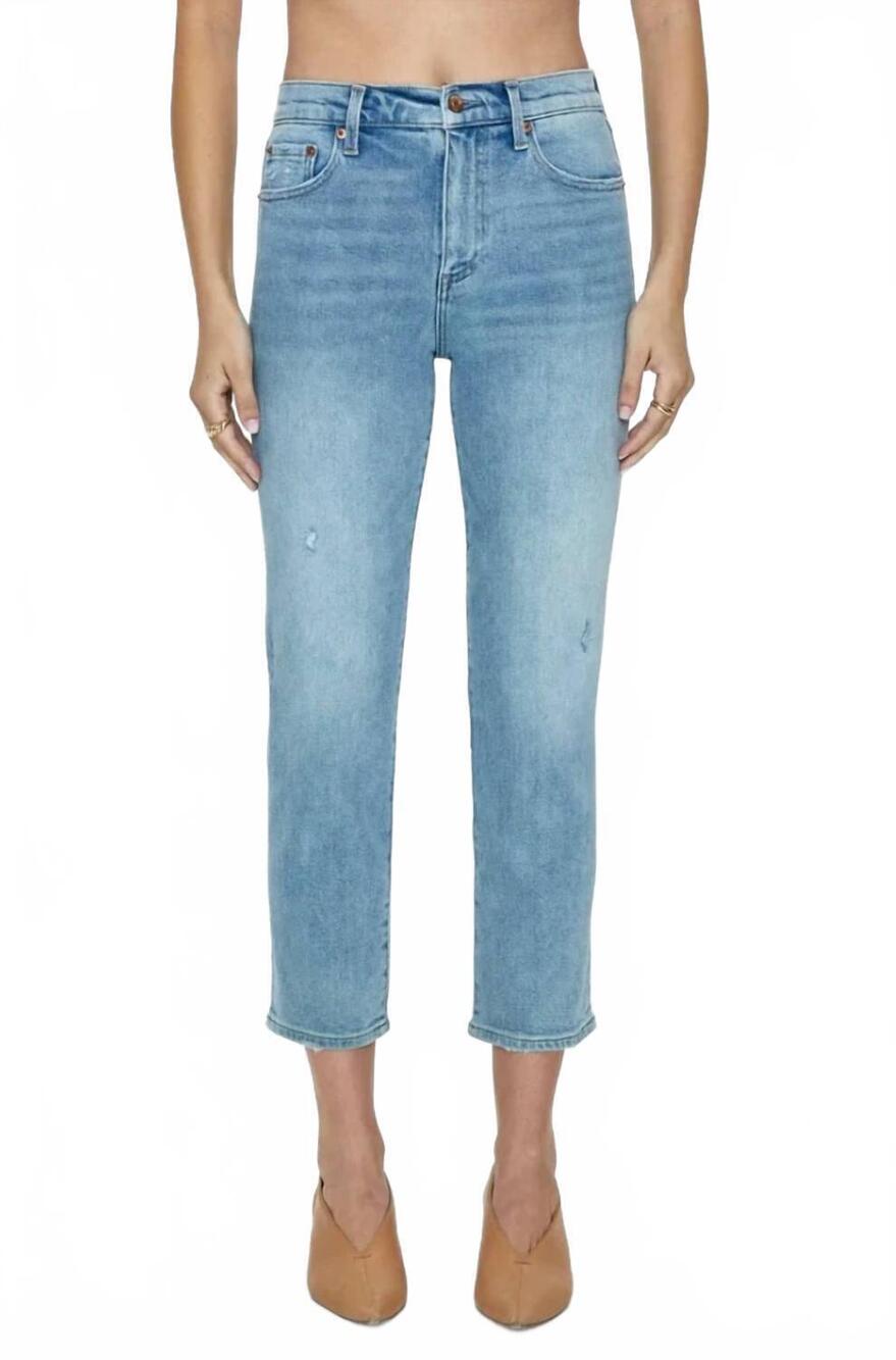 NEW PISTOLA monroe crop high rise cigarette crop jeans in notting hill vintage